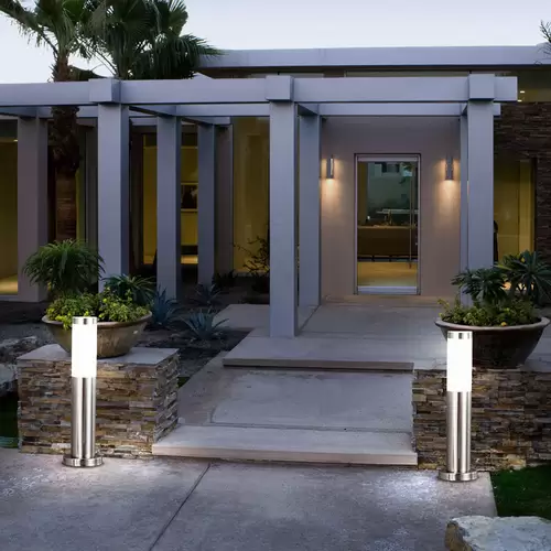 2er Set Standleuchte Weglampe Außenleuchte Terrassenleuchte Edelstahl Laterne IP44 Gartenleuchte 2er Set Standleuchte Weglampe Außenleuchte Terrassenleuchte Edelstahl Laterne IP44 Gartenleuchte