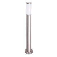Außenstehlampe Garten Wegelampe Edelstahl silber Sockelleuchte Außen Standleuchte Säule Höhe 80 cm Außenstehlampe Garten Wegelampe Edelstahl silber Sockelleuchte Außen Standleuchte Säule Höhe 80 cm