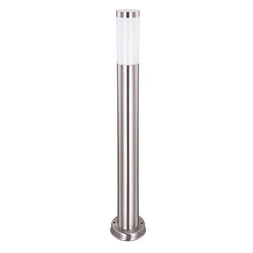 Außenstehlampe Garten Wegelampe Edelstahl silber Sockelleuchte Außen Standleuchte Säule Höhe 80 cm Außenstehlampe Garten Wegelampe Edelstahl silber Sockelleuchte Außen Standleuchte Säule Höhe 80 cm