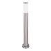 Außenstehlampe Garten Wegelampe Edelstahl silber Sockelleuchte Außen Standleuchte Säule Höhe 80 cm Außenstehlampe Garten Wegelampe Edelstahl silber Sockelleuchte Außen Standleuchte Säule Höhe 80 cm