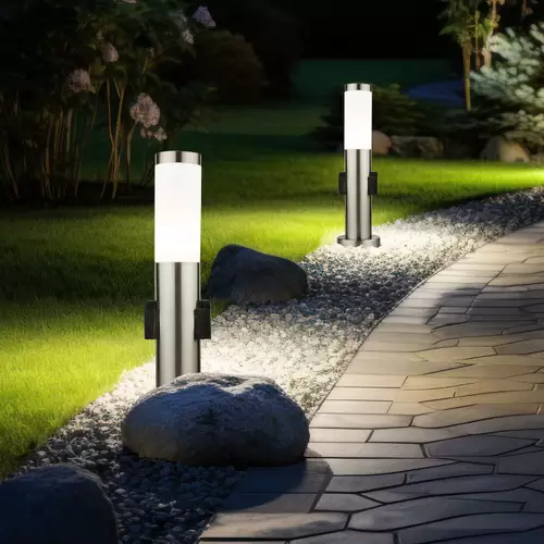 Edelstahl Sockel Leuchte Erdspieß Garten Weg Beleuchtung Steckdosen Außen Steck Steh Lampe Edelstahl Sockel Leuchte Erdspieß Garten Weg Beleuchtung Steckdosen Außen Steck Steh Lampe