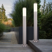 2er Set Außen Steh Leuchten Edelstahl Garten Weg Außen Beleuchtung Stand Strahler Hof Säulen Lampen 2er Set Außen Steh Leuchten Edelstahl Garten Weg Außen Beleuchtung Stand Strahler Hof Säulen Lampen