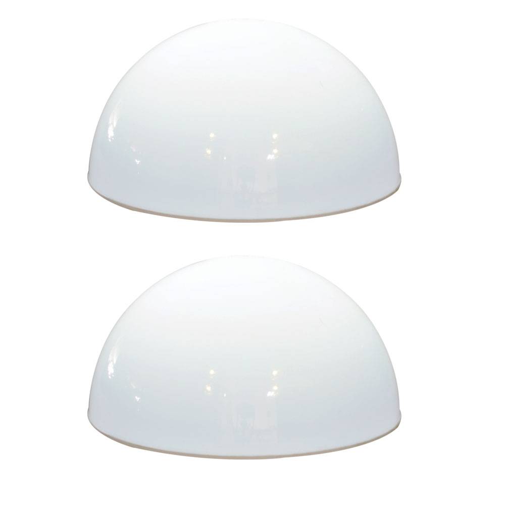 2x LED Außen Solar Steh Lampen Garten Terrassen Strahler Leuchten Kugel Weg Beleuchtungen weiß