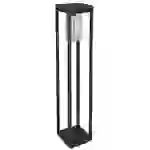 Stehleuchte Außen Standlampe Garten Aluminium Aussen Sockelleuchte Wegleuchte schwarz, matt klar, 1x E27, LxBxH 15x15x80 cm Stehleuchte Außen Standlampe Garten Aluminium Aussen Sockelleuchte Wegleuchte schwarz, matt klar, 1x E27, LxBxH 15x15x80 cm