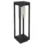 Außenlampe Stehleuchte Standlampe Garten Aluminium schwarz IP44, Druckguss, 1x E27 Fassung, LxBxH 15x15x50 cm Außenlampe Stehleuchte Standlampe Garten Aluminium schwarz IP44, Druckguss, 1x E27 Fassung, LxBxH 15x15x50 cm