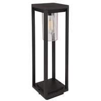 Außenlampe Stehleuchte Standlampe Garten Aluminium schwarz IP44, Druckguss, 1x E27 Fassung, LxBxH 15x15x50 cm Außenlampe Stehleuchte Standlampe Garten Aluminium schwarz IP44, Druckguss, 1x E27 Fassung, LxBxH 15x15x50 cm