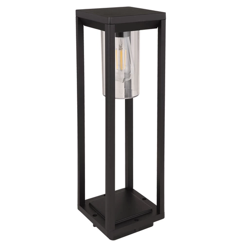 Außenlampe Stehleuchte Standlampe Garten Aluminium schwarz IP44, Druckguss, 1x E27 Fassung, LxBxH 15x15x50 cm Außenlampe Stehleuchte Standlampe Garten Aluminium schwarz IP44, Druckguss, 1x E27 Fassung, LxBxH 15x15x50 cm