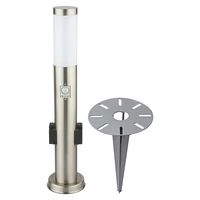 Außen Steh Leuchte Steckdosen Strahler Garten Weg Bewegungsmelder Erdspieß Steck Lampe EDELSTAHL Außen Steh Leuchte Steckdosen Strahler Garten Weg Bewegungsmelder Erdspieß Steck Lampe EDELSTAHL