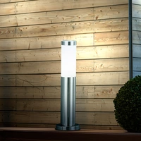 LED Edelstahl Steh Lampe Garten Weg Außen Beleuchtung Terrassen Stand Leuchte silber LED Edelstahl Steh Lampe Garten Weg Außen Beleuchtung Terrassen Stand Leuchte silber
