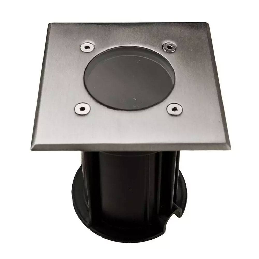 Bodeneinbaustrahler Aussen GU10 Terrassenboden Beleuchtung Bodeneinbauleuchte Außen, App-Steuerung dimmbar, Edelstahl stoßfest, Smart RGB LED 4,5W