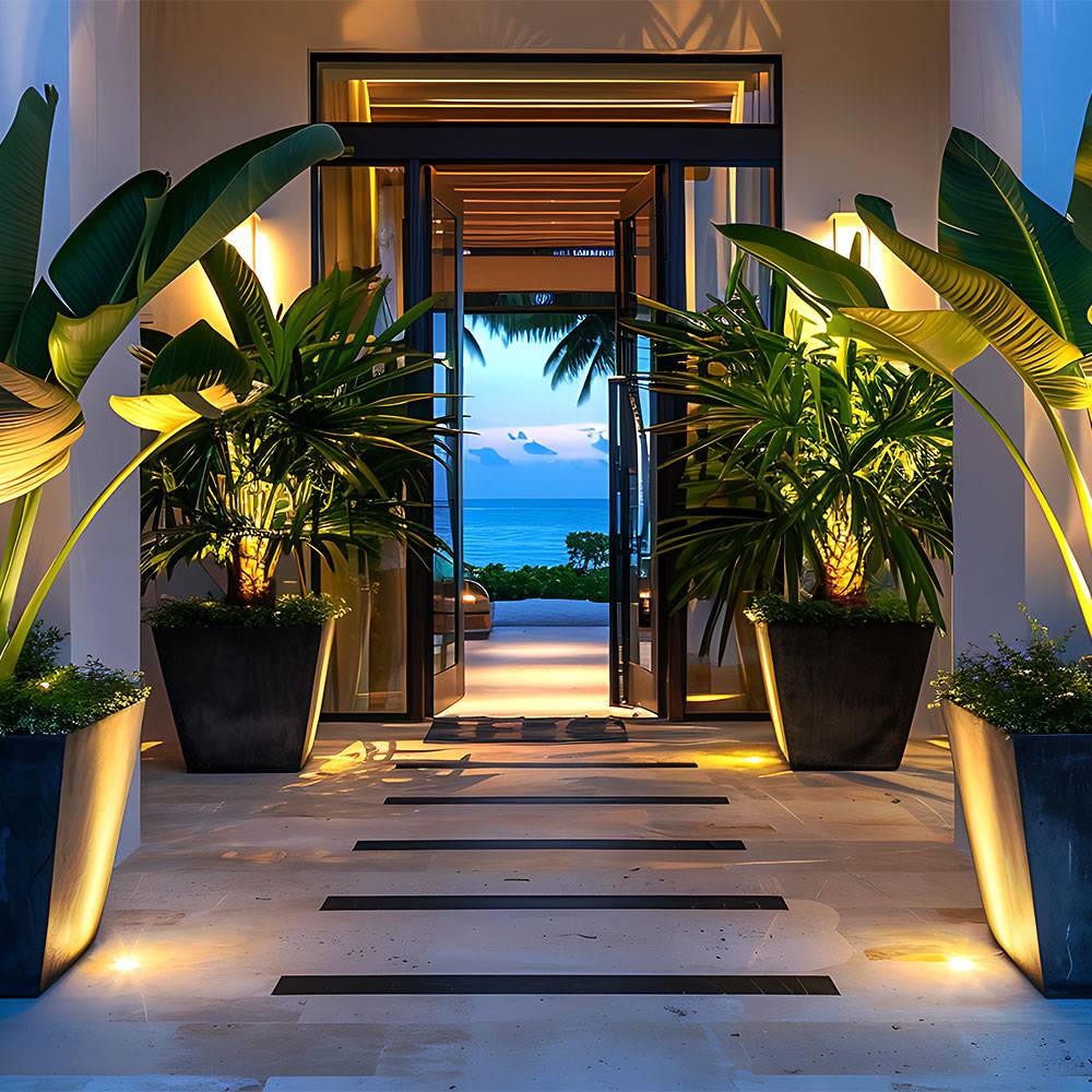 2er Set Einbau Strahler Boden Einbau Leuchten Garagen Einfahrt Garten Weg Edelstahl Spot Lampen befahrbar