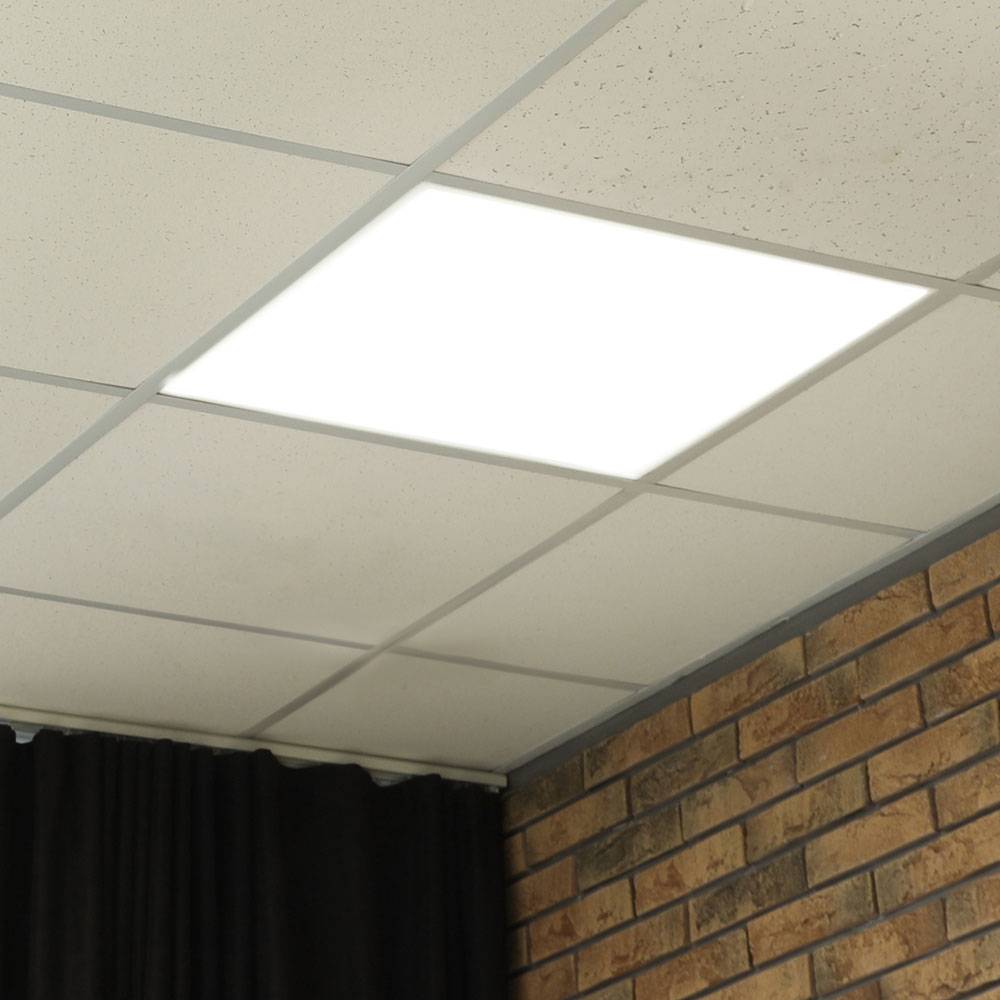 10x LED Einbau Panel Leuchten Wohnraum Decken Strahler Alu Raster Lampen