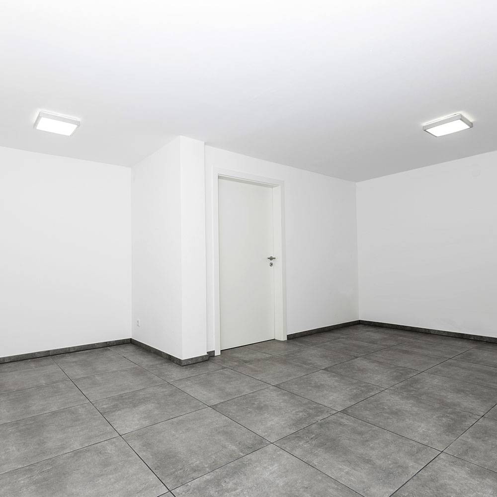 LED Panel Backlight Deckenlampe Wohnzimmerleuchte Deckenleuchte Deckenpanel Aufbaupanel, Aluminium , quadratisch, 750lm 12W 3000K, 30 x 30 x 7,5 cm