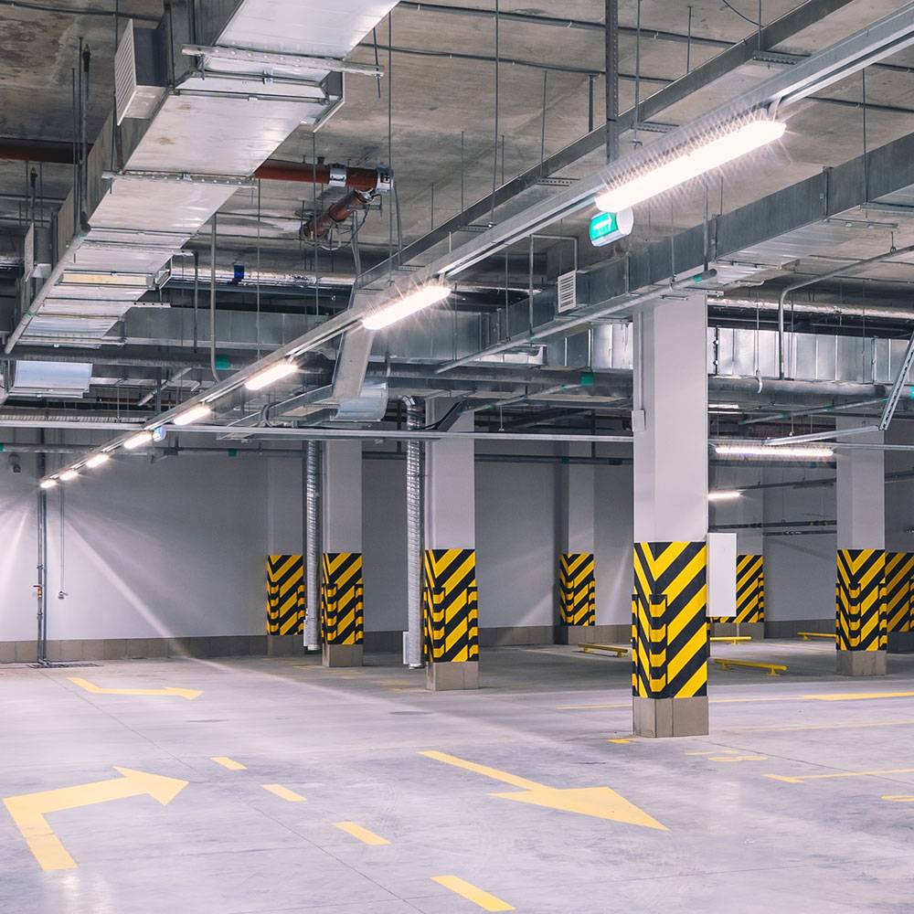 LED Deckenleuchten Feuchtraum 150 cm Feuchtraumwannenleuchten LED 150 cm Garagenlampen LED Röhre, IP65, 1x LED 32W 5120Lm neutralweiß, 3er Set