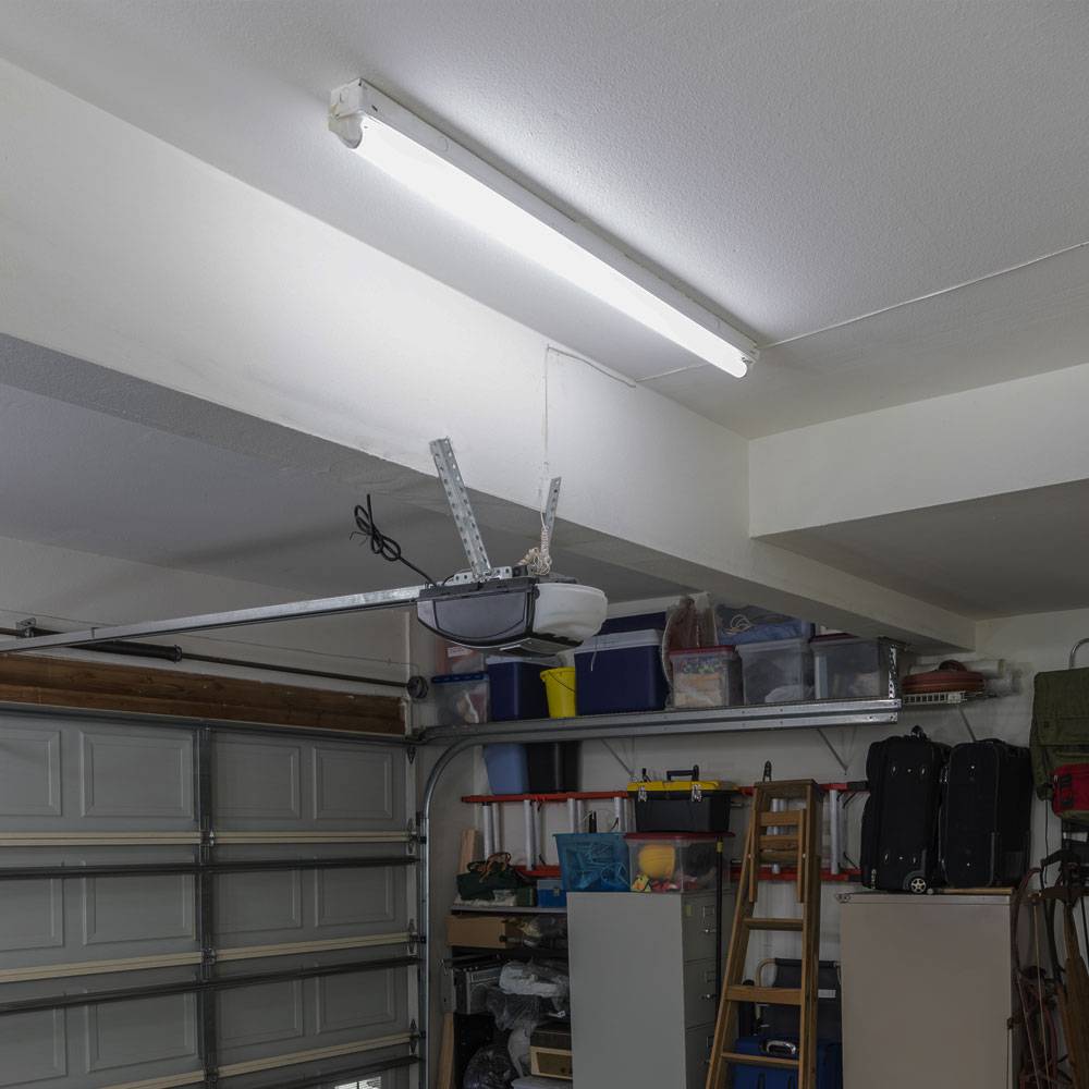 LED Feuchtraum Wannenleuchte Kellerleuchte 157 cm, LED 22 Watt 1x 2000lm kaltweiß, 5er Set