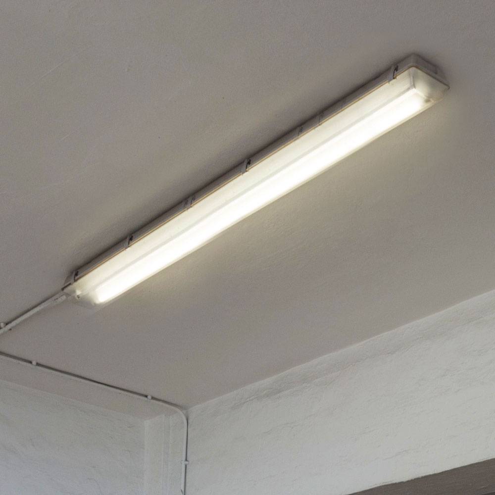 8er Set LED Wannen Röhren Lampen Feucht Raum Industrie Hallen Decken Leuchten
