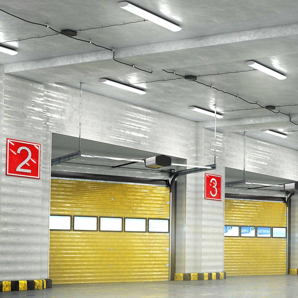 LED Feuchtraumleuchte 127,5 cm LED Röhre Garage Werkstattleuchte kaltweiß LED Wannenleuchte 18 Watt, 1700lm 6400K, 6er Set