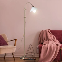 Stehlampe Wohnzimmer höhenverstellbar Standleuchte Lampe stehend, Bogenlampe Metall, altmessing, Kabelschalter, E27, H 145-170 cm Stehlampe Wohnzimmer höhenverstellbar Standleuchte Lampe stehend, Bogenlampe Metall, altmessing, Kabelschalter, E27, H 145-170 cm