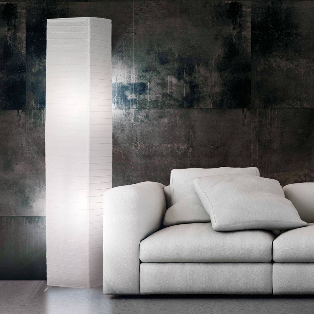 20 Watt LED Stand Lampe Wohn Zimmer Lese Beleuchtung Steh Decken Fluter Papier Fuß Schalter Leuchte