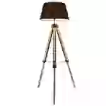 Stehleuchte Wohnzimmer grau Stehlampe Metall Standleuchte Stativ Holz, Textilschirm, 1x E27 Fassung, DxH 65x145 cm Stehleuchte Wohnzimmer grau Stehlampe Metall Standleuchte Stativ Holz, Textilschirm, 1x E27 Fassung, DxH 65x145 cm