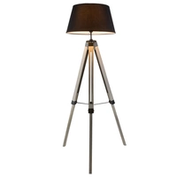 Stehleuchte Wohnzimmer grau Stehlampe Metall Standleuchte Stativ Holz, Textilschirm, 1x E27 Fassung, DxH 65x145 cm Stehleuchte Wohnzimmer grau Stehlampe Metall Standleuchte Stativ Holz, Textilschirm, 1x E27 Fassung, DxH 65x145 cm