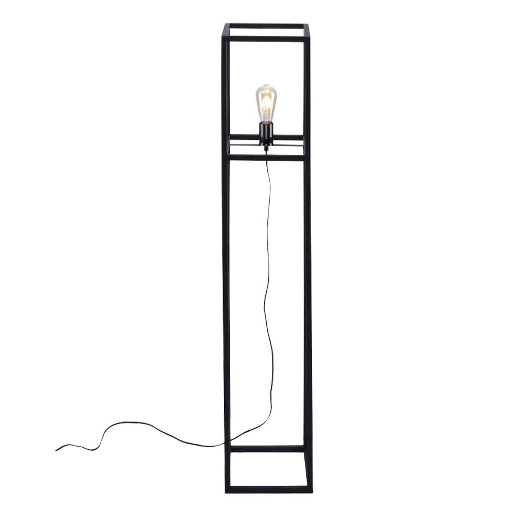 Vintage Steh Leuchte schwarz Wohn Schlaf Zimmer Beleuchtung Retro Lese Lampe