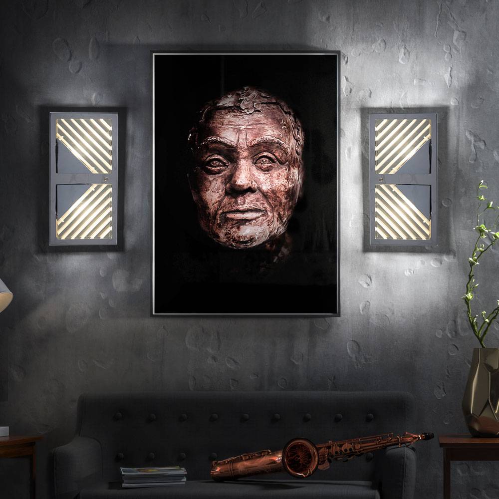 Wandleuchte Wandlampe Schlafzimmerlampe Küchenleuchte, Küchenleuchte Wohnzimmerlampe, 10W COB LED 700lm, Chrom Aluminium Acryl, LxB in cm: 29x15