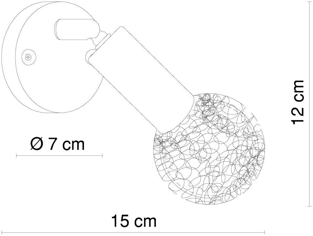 2er Set Wand Leuchten Strahler schwenkbar Kugel Beleuchtungen Lampen Lichter beweglich