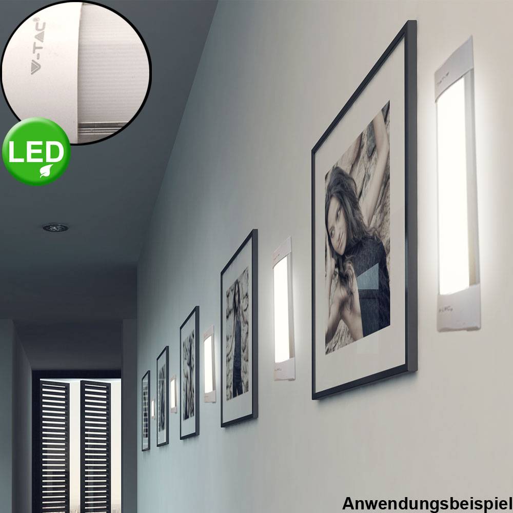 2et Set LED Wand Leuchten Wohn Zimmer Beleuchtung Flur Spiegel Strahler Lampen weiß