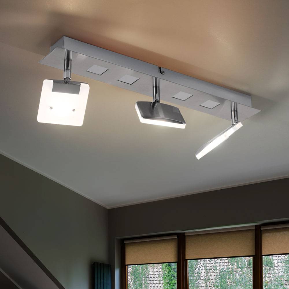 LED Decken Strahler beweglich Spiegel Beleuchtung Acryl Leuchte