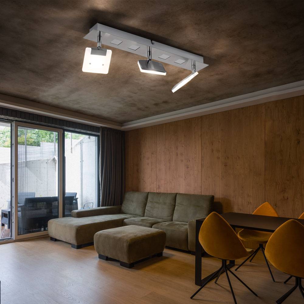 LED Decken Strahler beweglich Spiegel Beleuchtung Acryl Leuchte