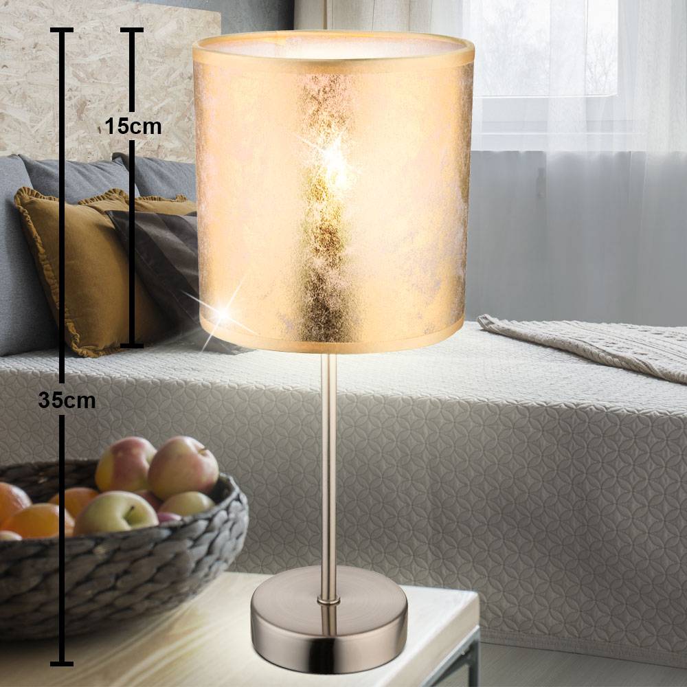 Beistell Schreib Tisch Stand Leuchte Farbwechsler dimmbar im Set inklusive LED RGB Leuchtmittel