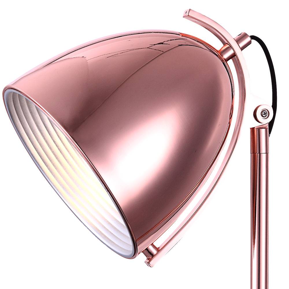 Tisch Leuchte Wohn Ess Zimmer Strahler Lese Kupfer Spot Lampe schwenkbar