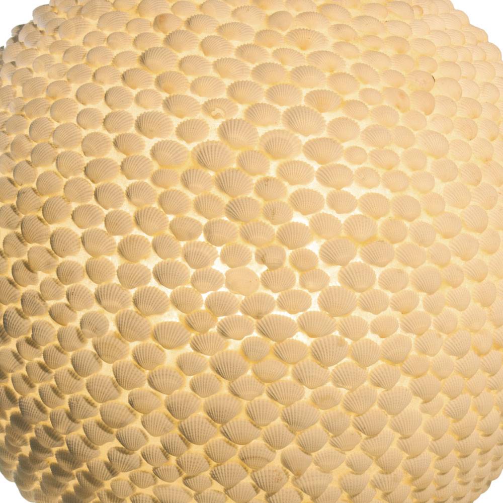 Design Tisch Kugel Leuchte Muschel Schlaf Gäste Zimmer Beleuchtung Deko Strahler Lampe Nacht Licht