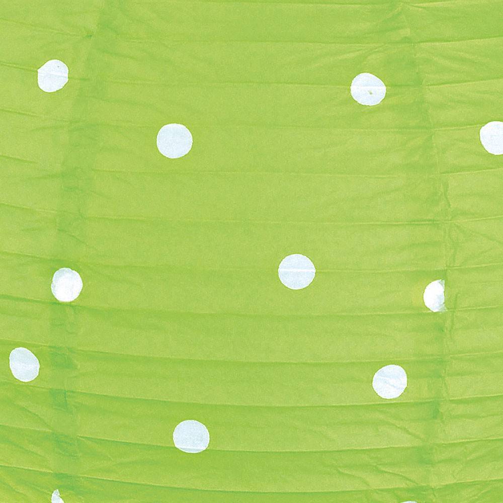 Kugel Decken Hänge Lampe Rockabilly Design Pendel Leuchte grün weiß gepunktet