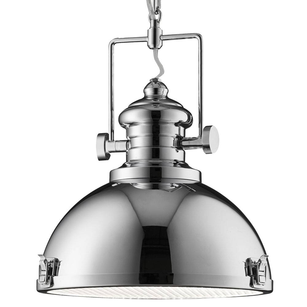 Industrie Vintage Decken Hänge Lampe Wohn Zimmer Pendel Strahler Leuchte chrom