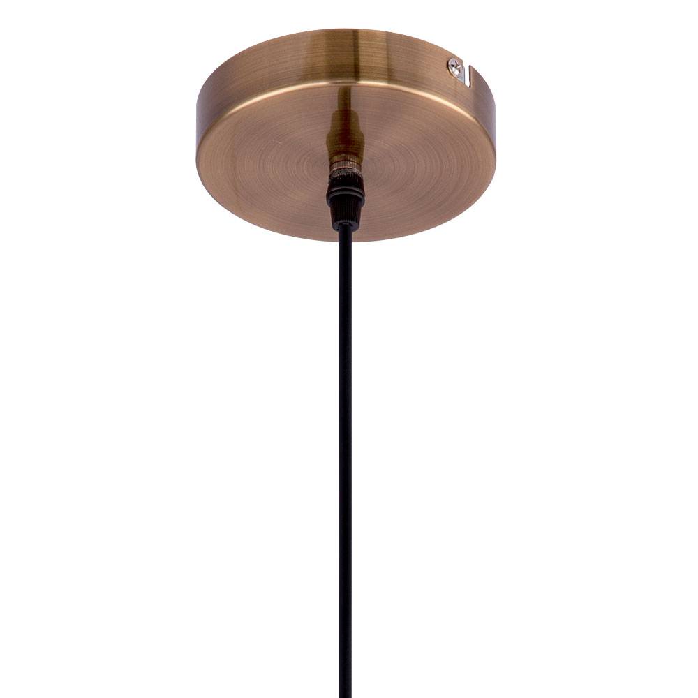 Retro Decken Pendel Strahler Hanfseil Lampe braun Ess Wohn Zimmer Hänge Leuchte