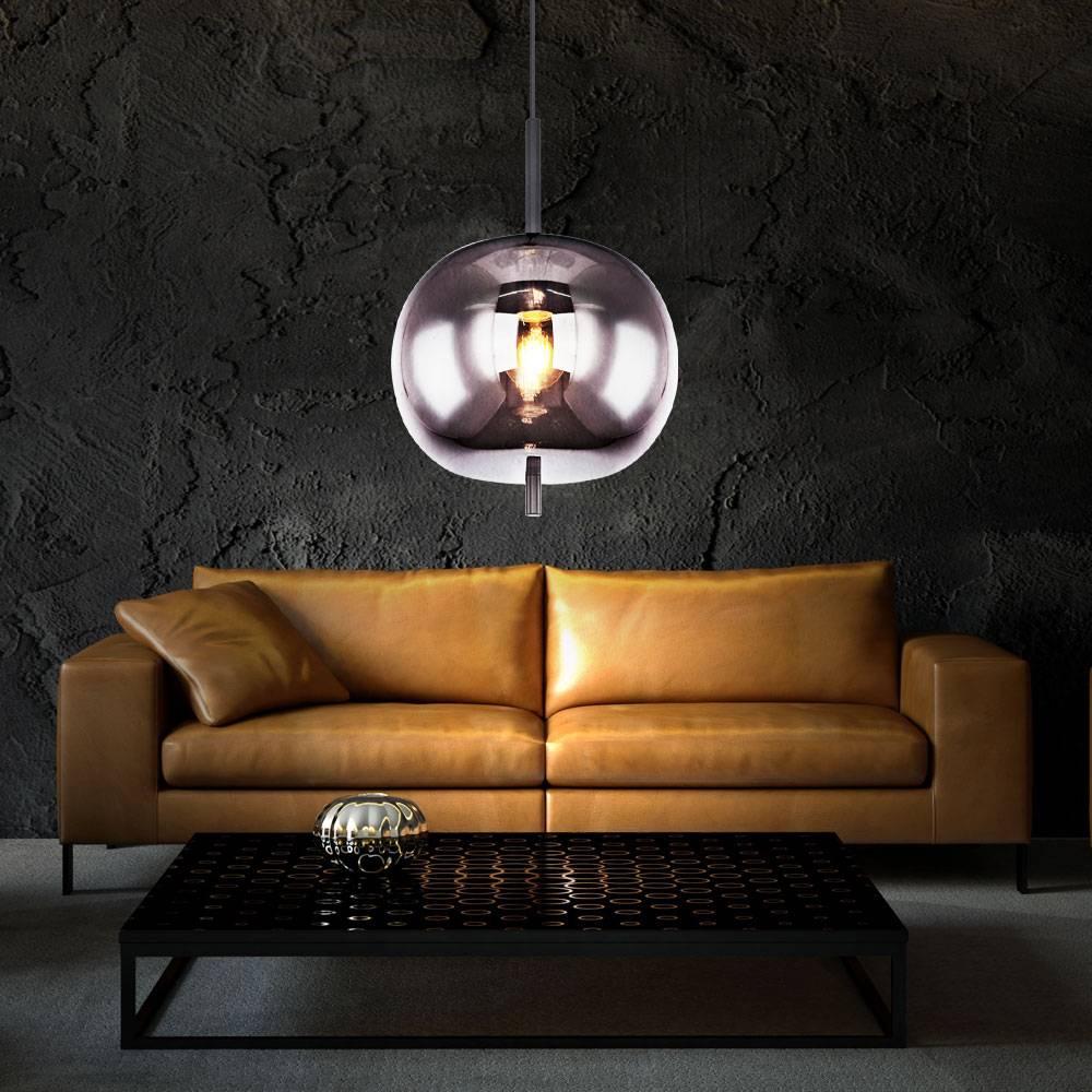 VINTAGE Pendel Lampe dimmbar Filament Glas Decken Hänge Leuchte im Set inkl. LED Leuchtmittel