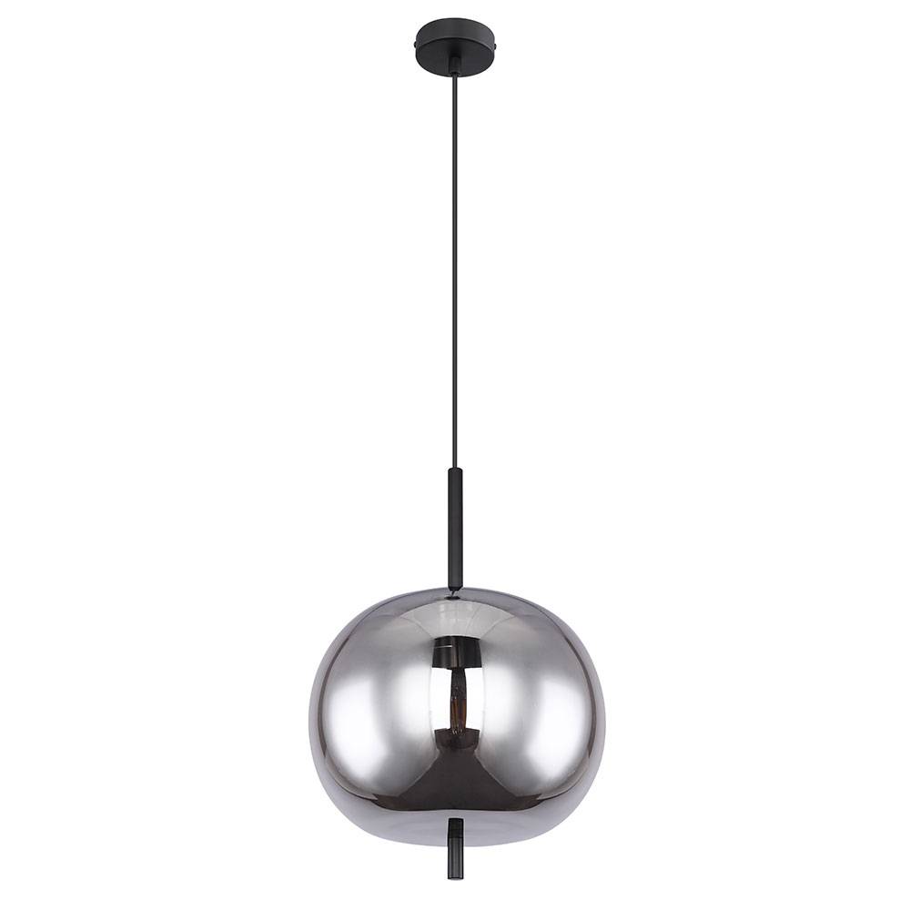 VINTAGE Pendel Lampe dimmbar Glas Decken Hänge Leuchte Fernbedienung im Set inkl. RGB LED Leuchtmittel