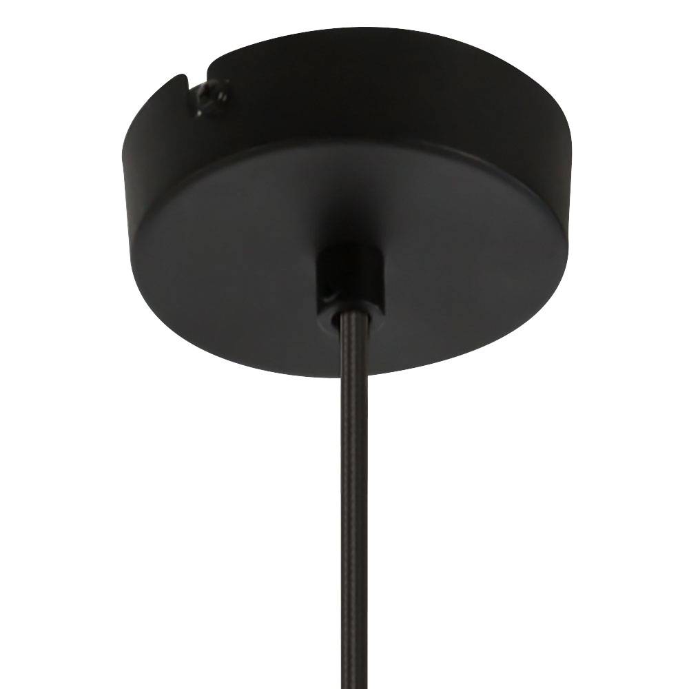 Geflecht Pendel Decken Leuchte FERNBEDIENUNG Bambus Lampe dimmbar im Set inkl. RGB LED Leuchtmittel