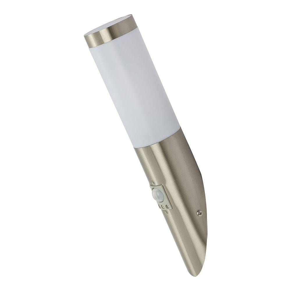 Wandleuchte mit Bewegungsmelder Außenleuchte Wand Modern Wandfackel Garten, Fernbedienung dimmbar, RGB LED 3,5W 320Lm warmweiß, DxH 7,6x41 cm