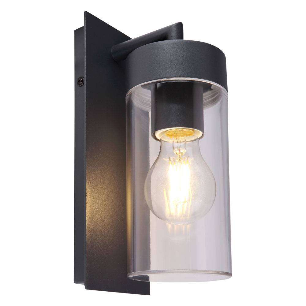 Außen Wand Lampe Terrassen ALU Geh Weg Beleuchtung Laterne DOWN Leuchte