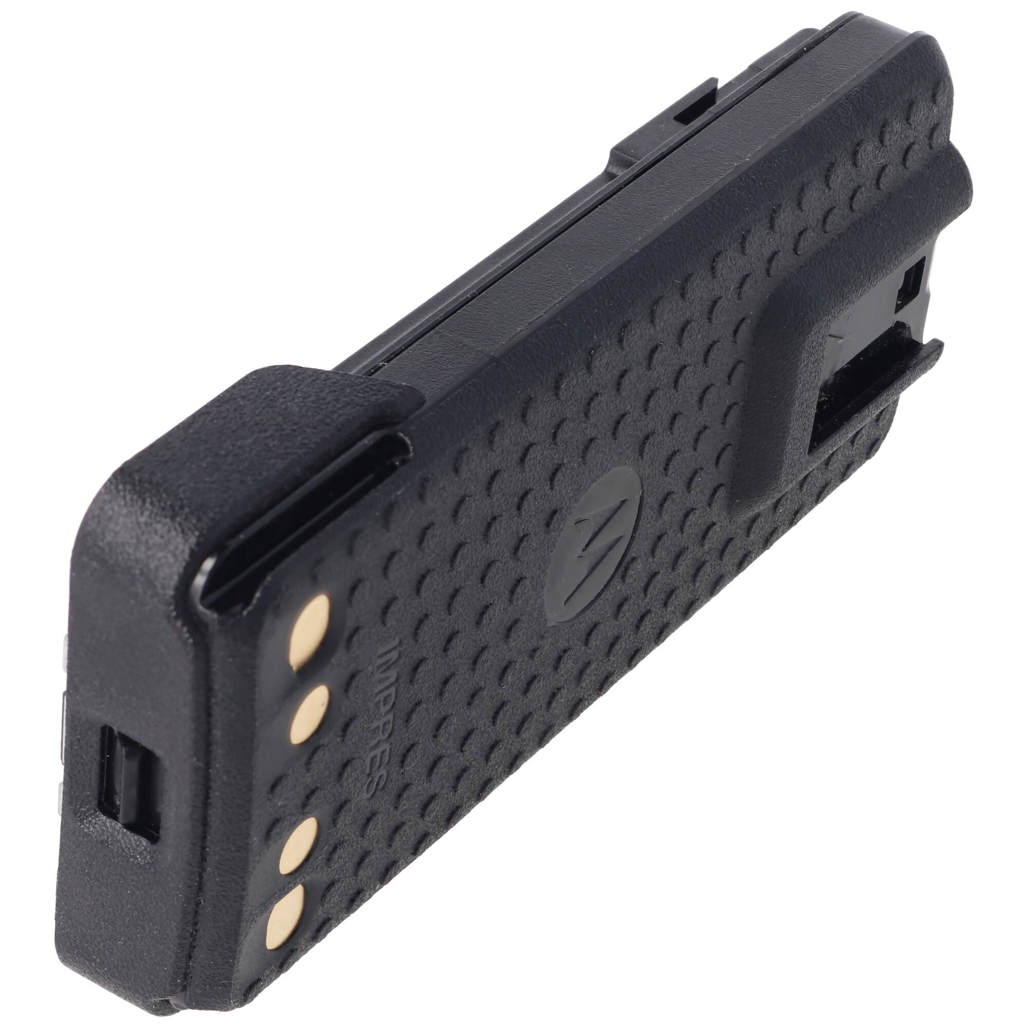 Originalakku Motorola SLIM Li-Ion IMPRES Akku für Motorola DP2000, DP4000 Serie, PMNN4491B, IP68, 7,4V 2100mAh