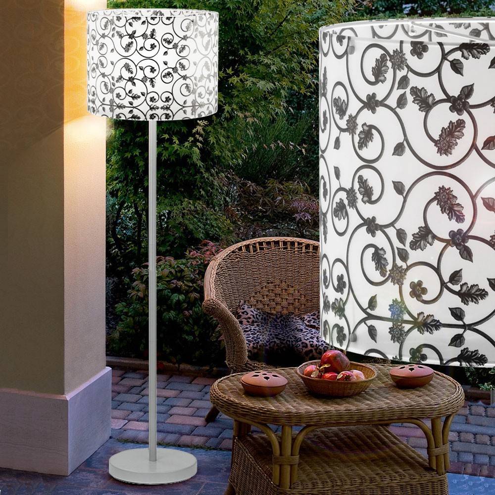 Steh Stand Leuchte Farbwechsel Beleuchtung im Set inklusive RGB LED Leuchtmittel