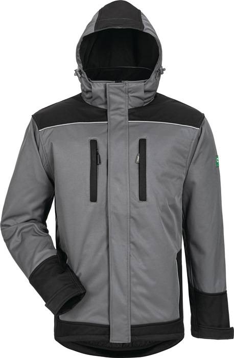 Wintersoftshelljacke Ajax Gr.XL grau/schwarz ELYSEE