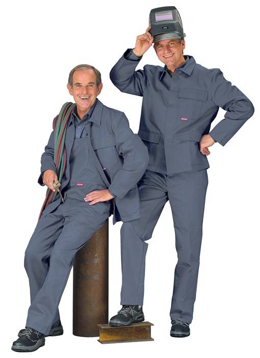 Schweißerschutzbundhose Gr.52 grau 1 St.