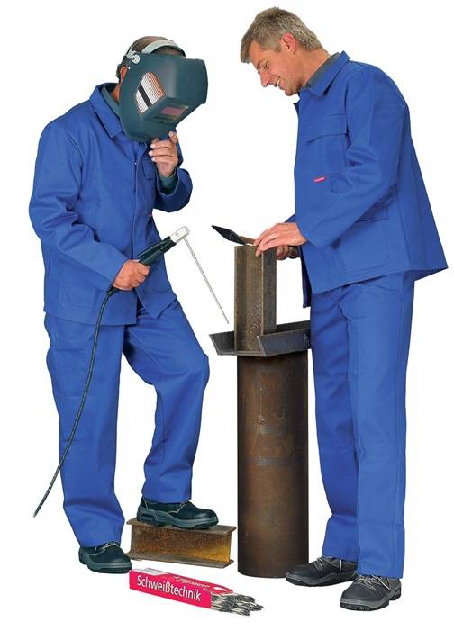 Schweißerschutzbundhose Gr.54 kornblau PLANAM