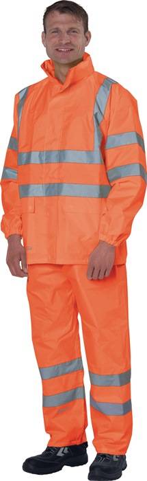 Warnschutzregenhose Gr.M orange PREVENT