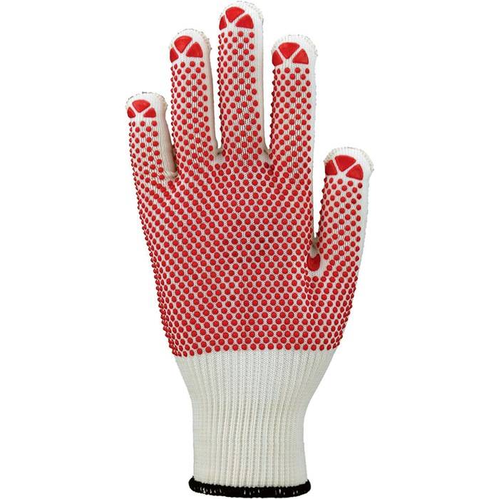 Handschuhe Gr.9 rot EN 388 PSA II Baumwolle (innen)/Polyamid (außen) ASATEX