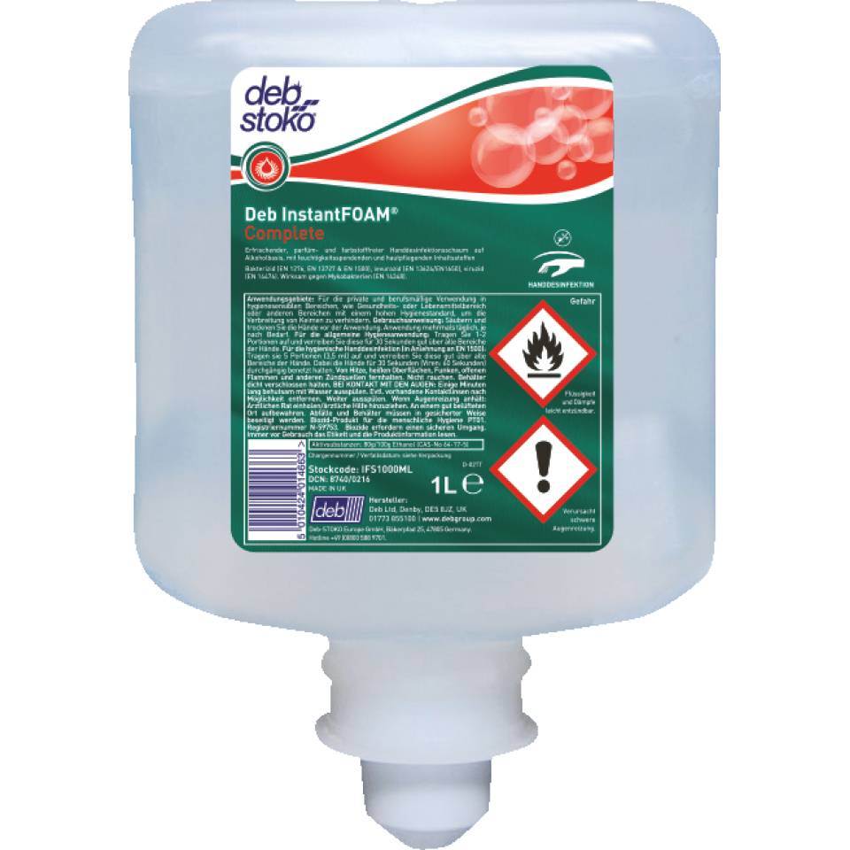 SC Johnson Handdesinfektionsschaum Instant FOAM® Complete, 1 l/Kartusche